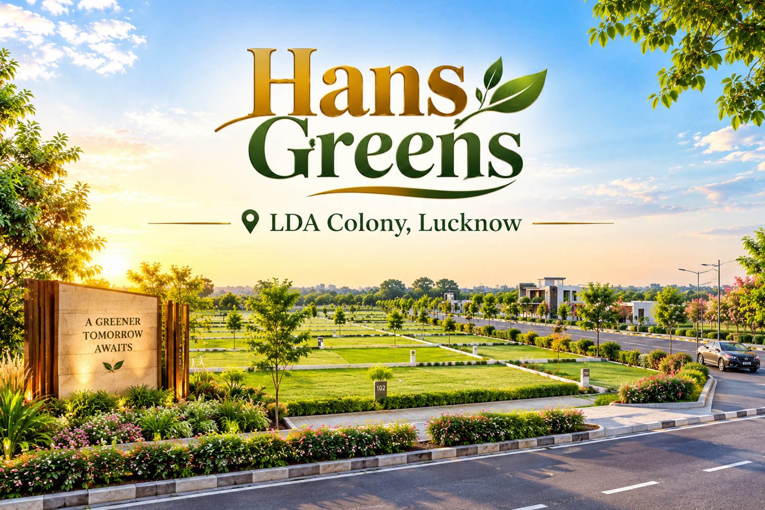 Hans Greens – Eco-Friendly Residential Plots at Sector D LDA Colony Lucknow